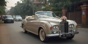 Convertible Wedding Car Rent
