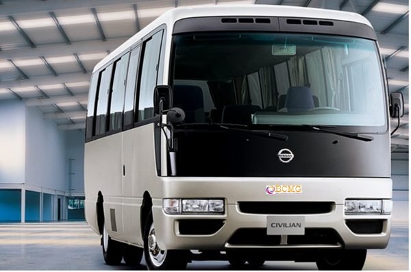 Nissan Civilian Bus rental service in Bangladesh