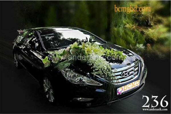 Hyundai classic car wedding hire in Dhaka,Bangladesh
