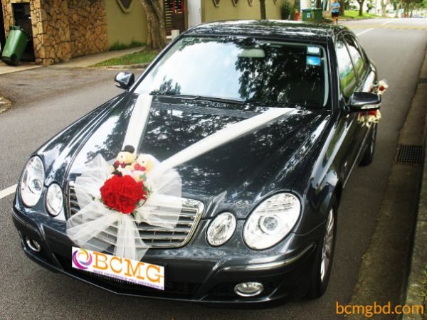 mercedes benz E200 online wedding car service in Dhaka