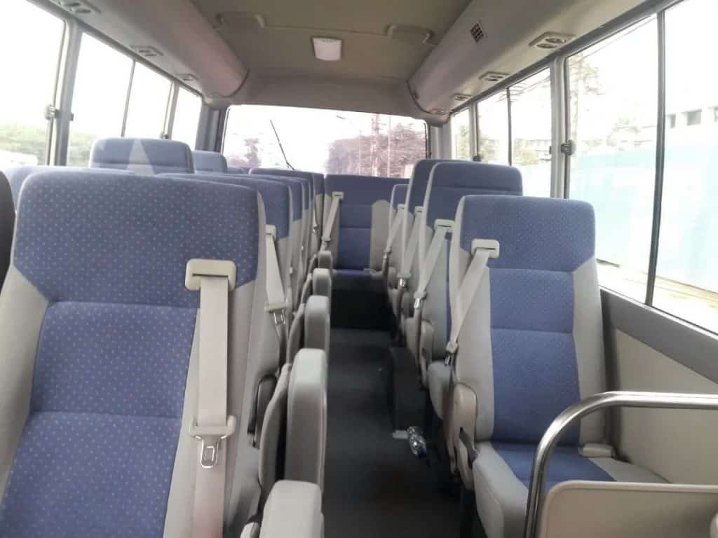 Mini bus service in Dhaka