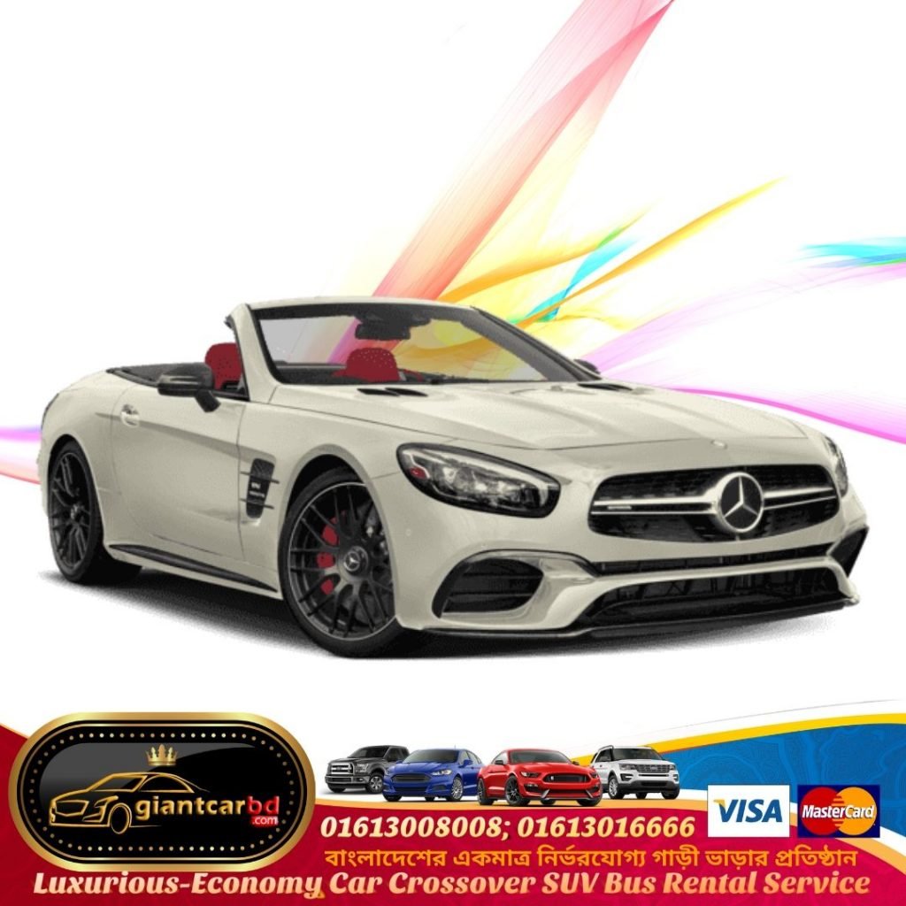 Mercedes C Class Convertiible SportsCar On Rent In Dhaka