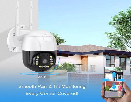 Buy Outdoor CCTV Night Vision PTZ Camera - BCMGBD