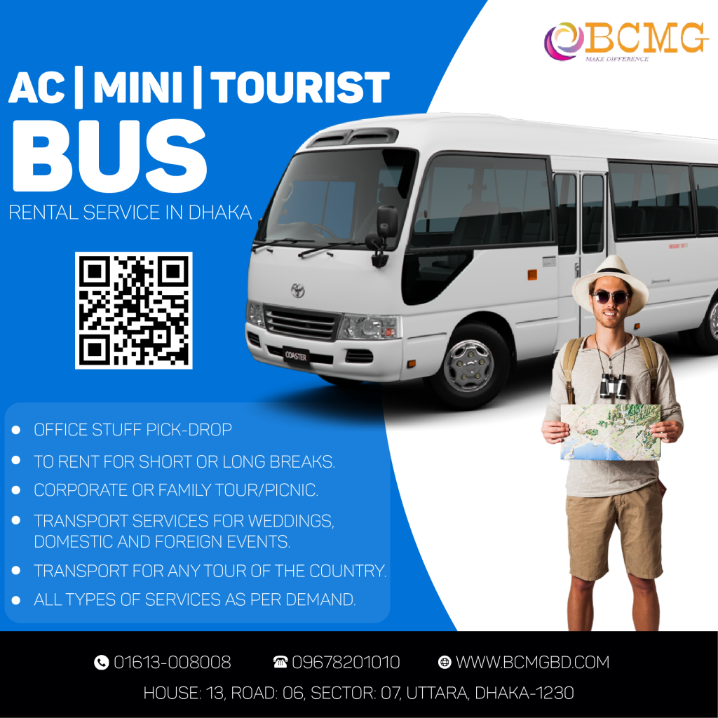 Best AC | Mini | Tourist Bus Rental Service In Dhaka