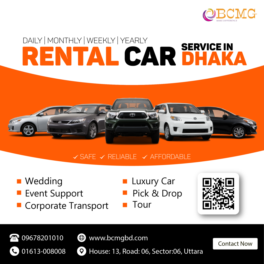 Daily | Monthly | Weekly Car Rental Service In Dhaka