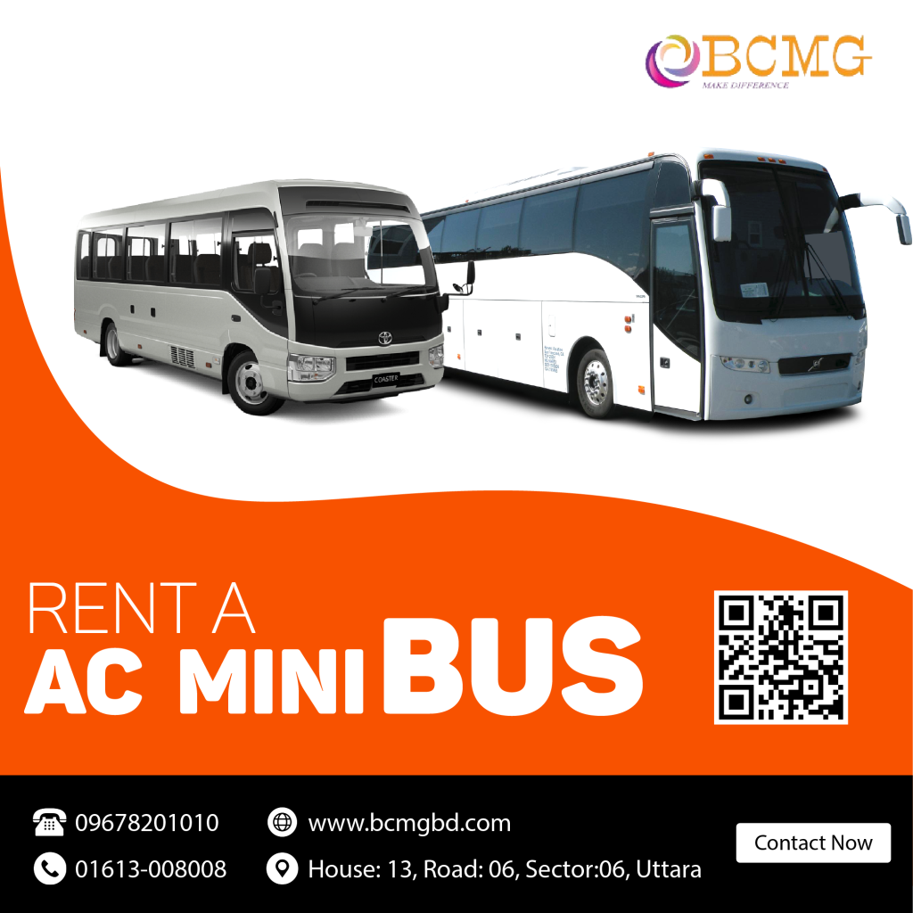 Rent a AC Mini Bus In Dhaka