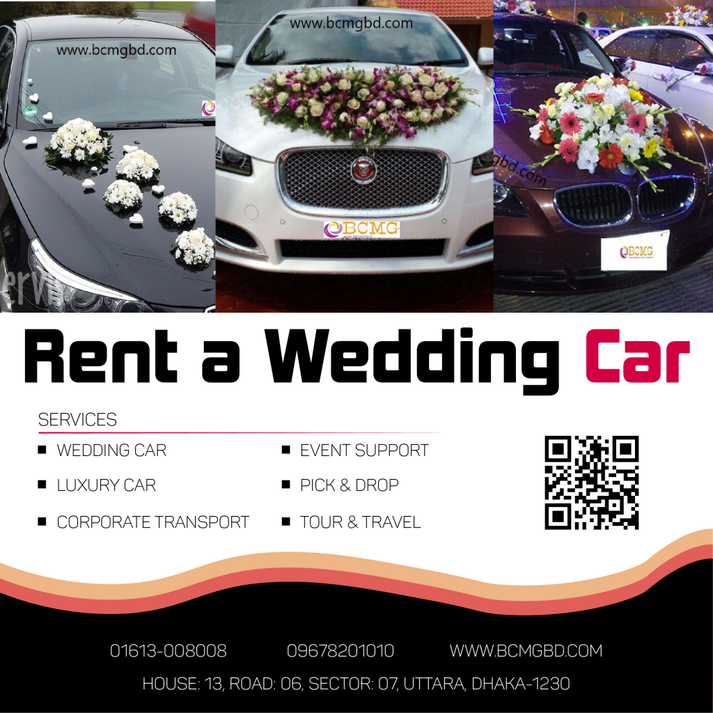 Dhaka's Best Wedding Car Rental Service