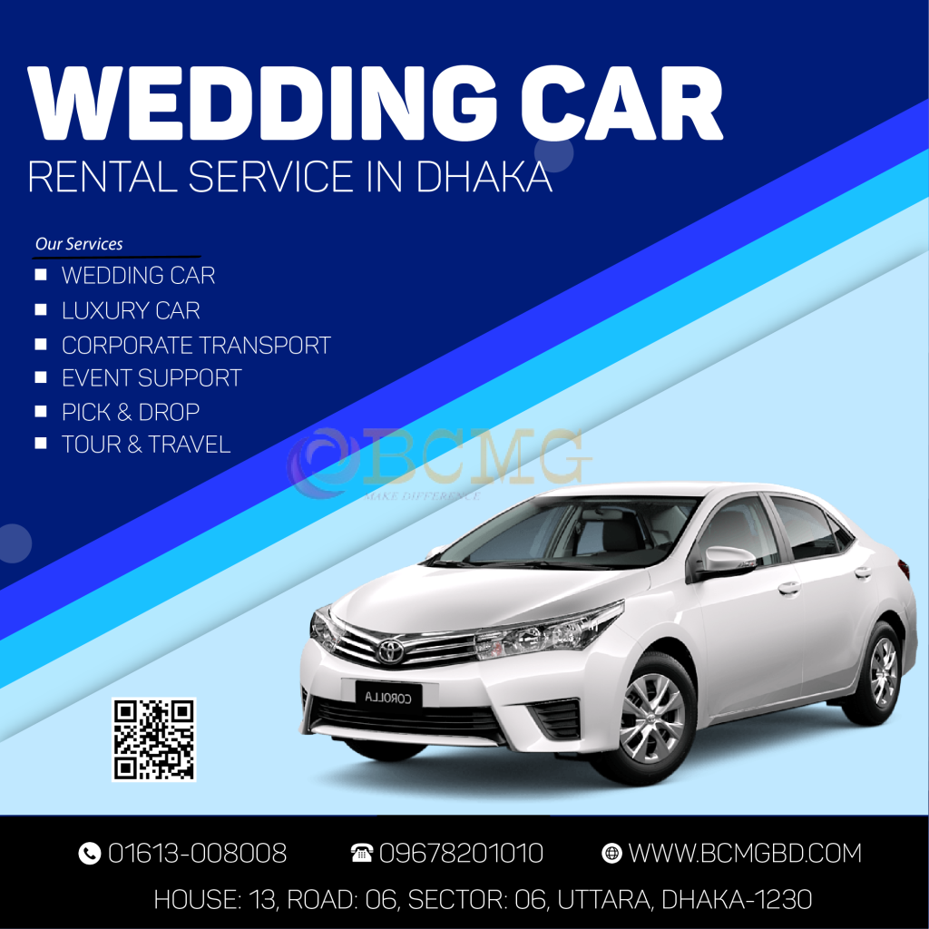 Dhaka's Best Wedding car Rental Service