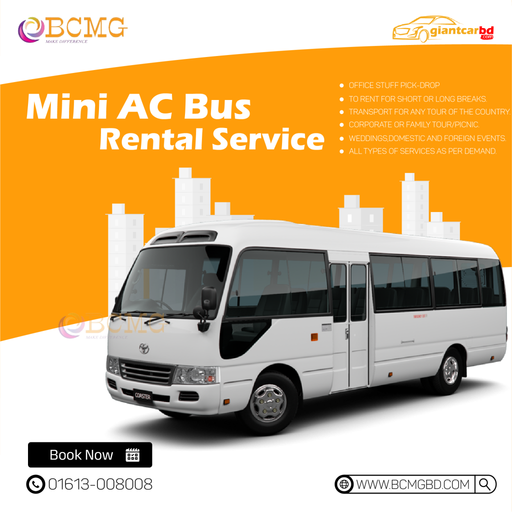Dhaka's Best Mini Bus Rental Service | AC Mini Bus