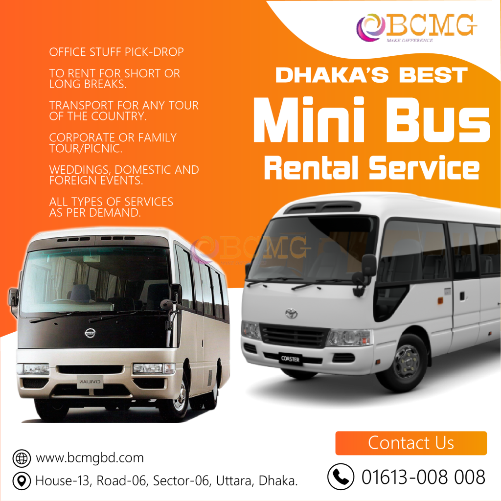 Best AC Min Bus Rental Service In Dhaka | Mini Bus