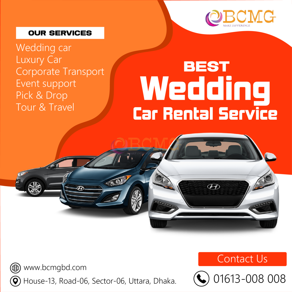 Dhaka's Best Wedding Car Rental Service Provider | Rent A Car, Wedding Car Rental