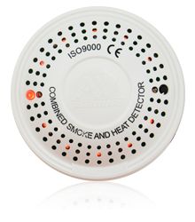 Asenware Conventional Smoke And Heat Detector With Flash And Buzzer