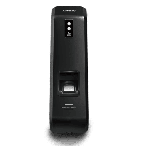 Black biometric fingerprint scanner device