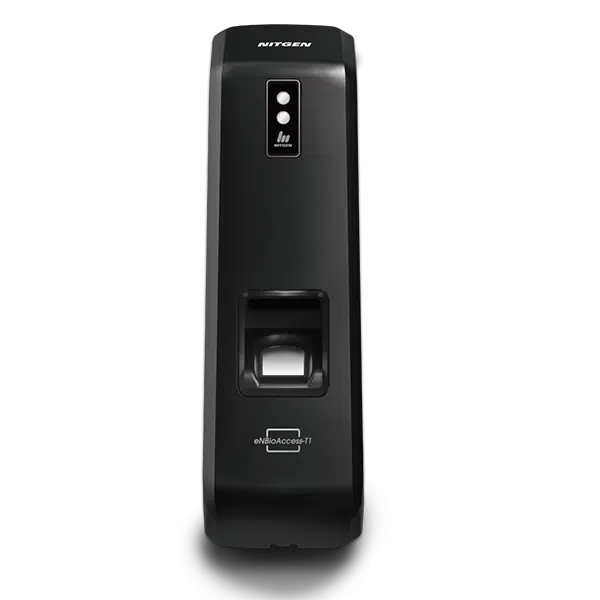 Black biometric fingerprint scanner device