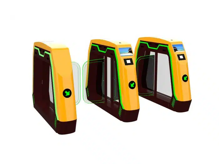 Theme Park QR Code entry management turnstiles