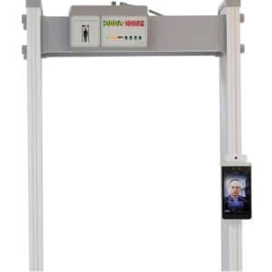 Walk Through Face Recognition Temperature Detection System