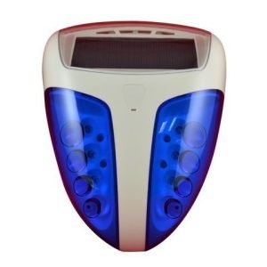 WS-30S Outdoor solar strobe siren, 2-way radio