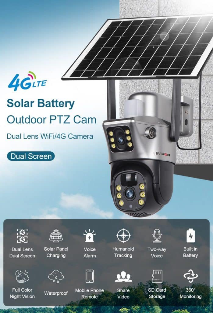 Reducing the Most Important CCTV Security Measure, 4G Solar Camera