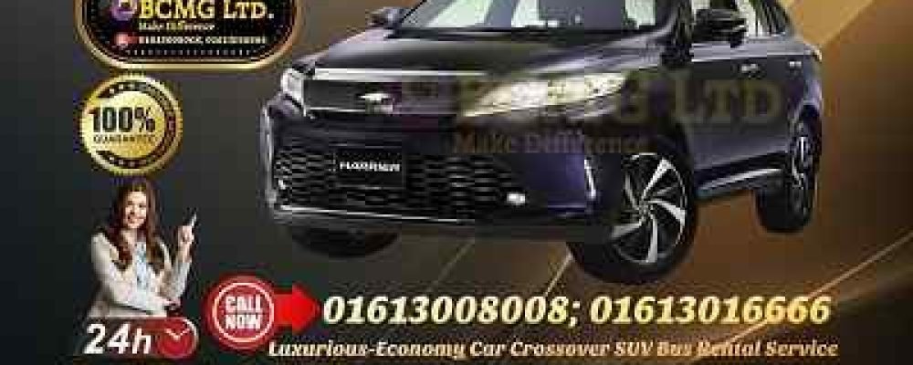 Elite Car Rental Agency in Dhaka Bangladesh Toyota Harrier Hybrid Rent In Khilkhet Dhaka