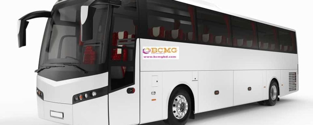 Rent a bus for corporate event Heno 40 Seater None AC Pemioum Bus Rent In Gajipur Dhaka
