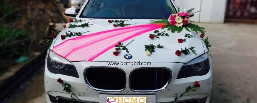 BMW Wedding Car hire in Dhaka Bangladesh Luxurious BMW Wedding car Rental In Dhaka